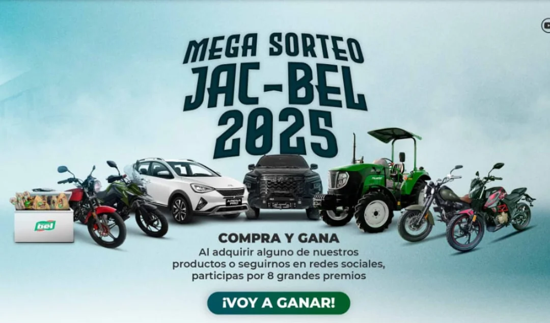 mega sorteo jac-bel 2025 de jac motors venezuela caro nuevo 0km